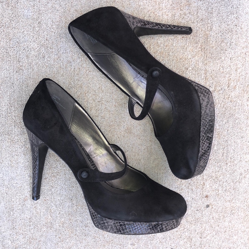 Audrey Brooke Black AB JANCIS Heels